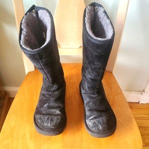 Black UGG boots